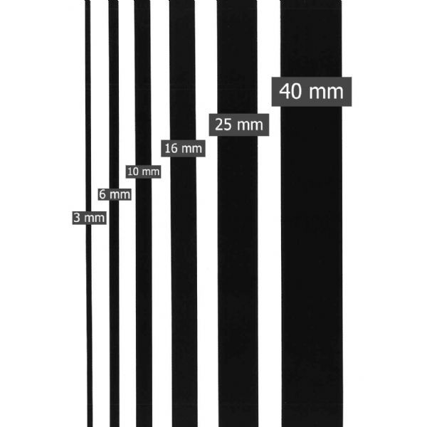 Satinbånd  - Koboltblå fv. 40 - 16 mm