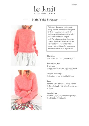 Plain Yoke sweater