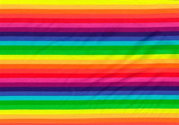Rainbow stripes small knit