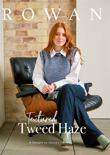Textured Tweed Haze by Georgia Farrell med Dansk oversættelse på pdf